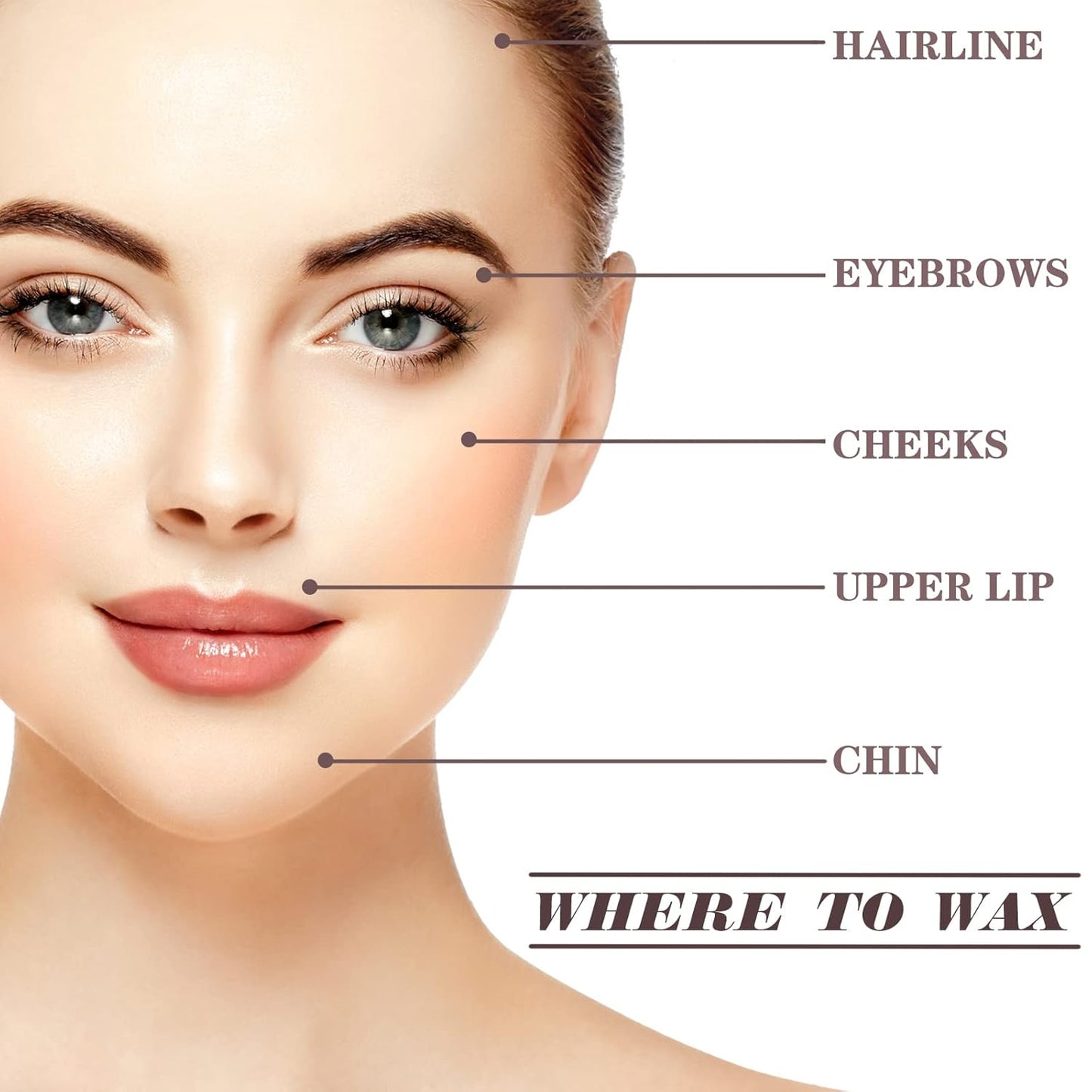 Demissle Eye Brow Wooden Wax Sticks Mini Waxing Applicator Sticks Lip Nose Eyebrow Wood Craft Small Facial Hair Spatula Applicator for Home Spa Hair Removal Smooth Skin Use(400 Pieces)