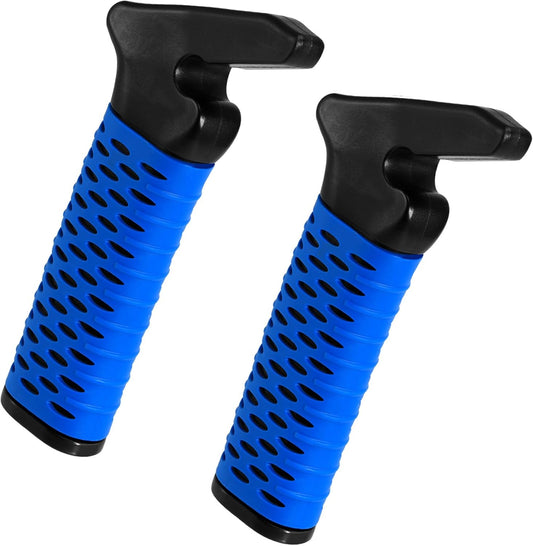 Elderly Car Door Handle Assist Support - Auto Grab Cane for Seniors & Handicapped, Portable Mobility Aids for Getting Out of Car- Blue, 2 Pack