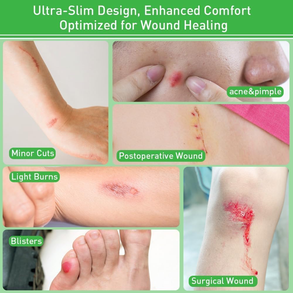 Hydrocolloid Roll for Wound Care, Large Hydrocolloid Bandages Patch with Self-Adhesive Waterproof Ultra Absorbent Flexible DIY Size & Shape First Aid Kit Essential (2in*5ft)