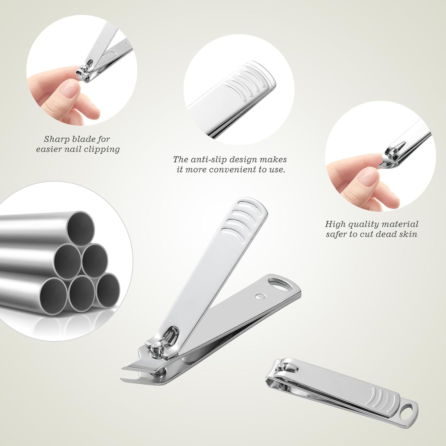 Manicure Pedicure Set, Nail Clipper Set 10-Piece Set Professional Manicure Kit Nail Kit with Portable Travel Case Gift for Men Boyfriend Parent(Light Green)