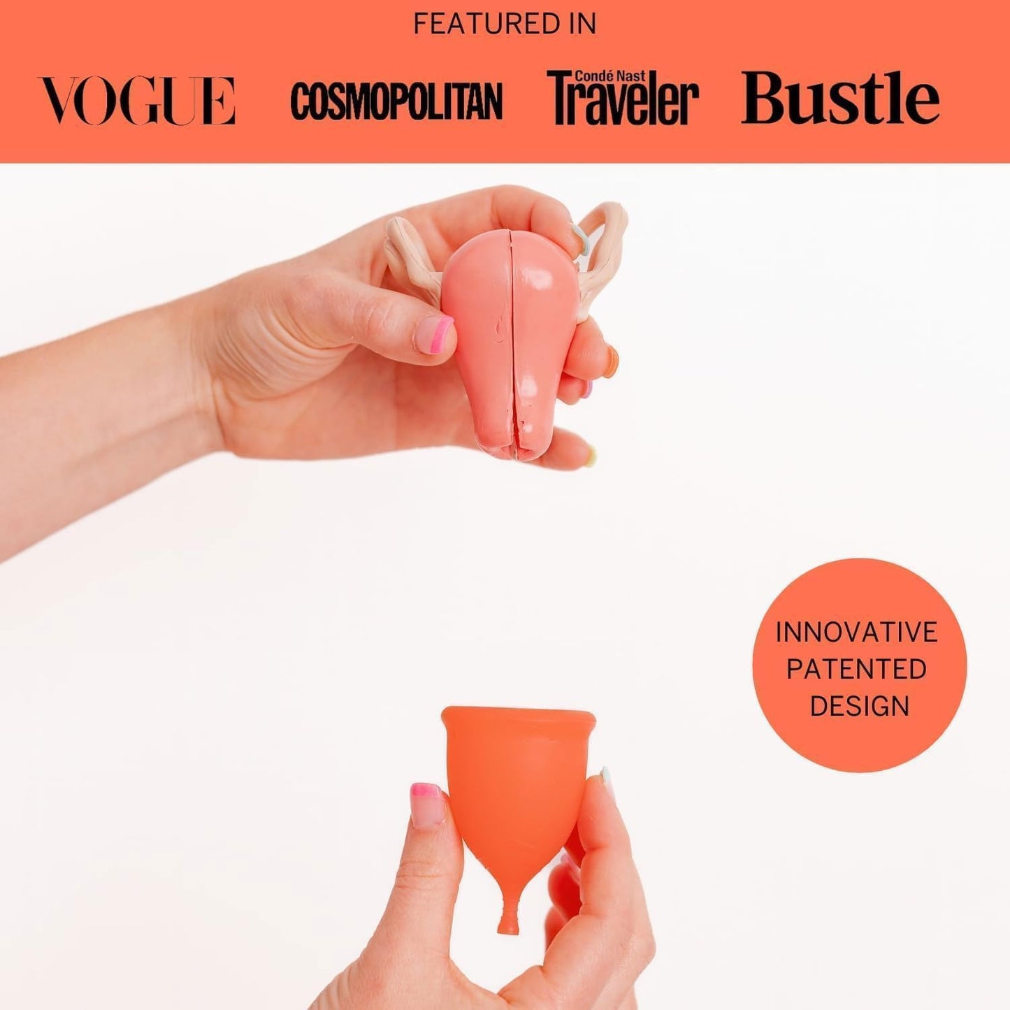 2 Pixie Menstrual Cups - No Metals or Toxins - Ranked 1 for The Most Soft Reusable Period Cups - Wear 12 Hours - 100% Medical-Grade Silicone - Tampon Alternative - Buy One We Give One (Combo)