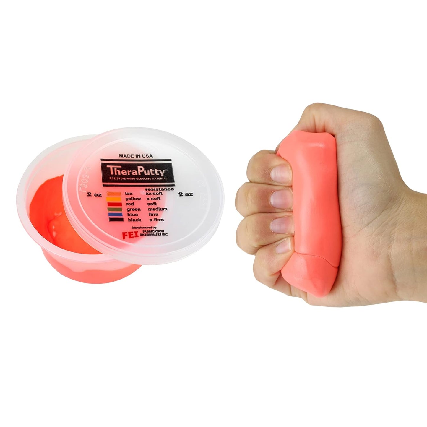 CanDo 10-2602 Theraputty Plus Hand Exercise Putty, 2oz, Soft