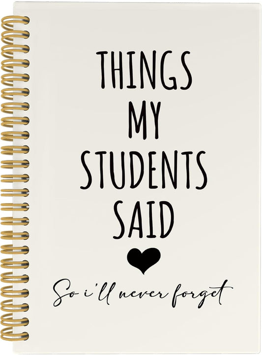 CUANFDDSF Teachers Appreciation Gifts Notebook, Back to School Teacher Gifts Journal Notebooks for Note Taking,Writing Pads，Thank You Teacher Gift Hardcover Spiral Notebook 5.5x8.3 Inch