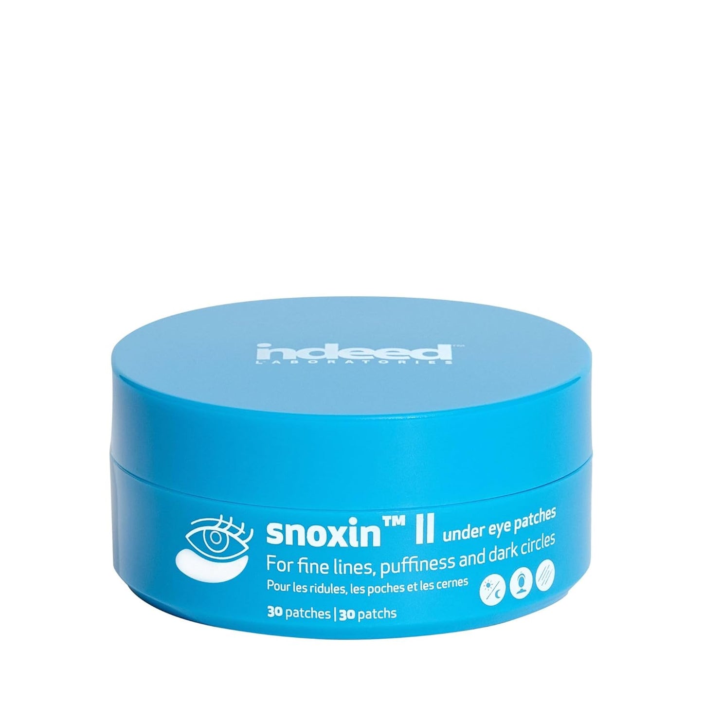 Indeed Labs Snoxin II Under Eye Patches - Argireline & Niacinamide Reduce Dark Circles, Puffy Eyes, Undereye Bags, Wrinkles - Biodegradable Hydrogel Under Eye Patches for Fine Lines & Crows Feet