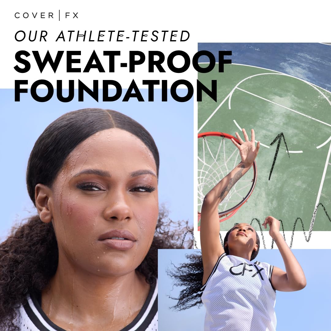 COVER FX Total Cover Cream Foundation - Shade L3 - Buildable Coverage - Natural Finish - Oil-Free - Sweat-Proof