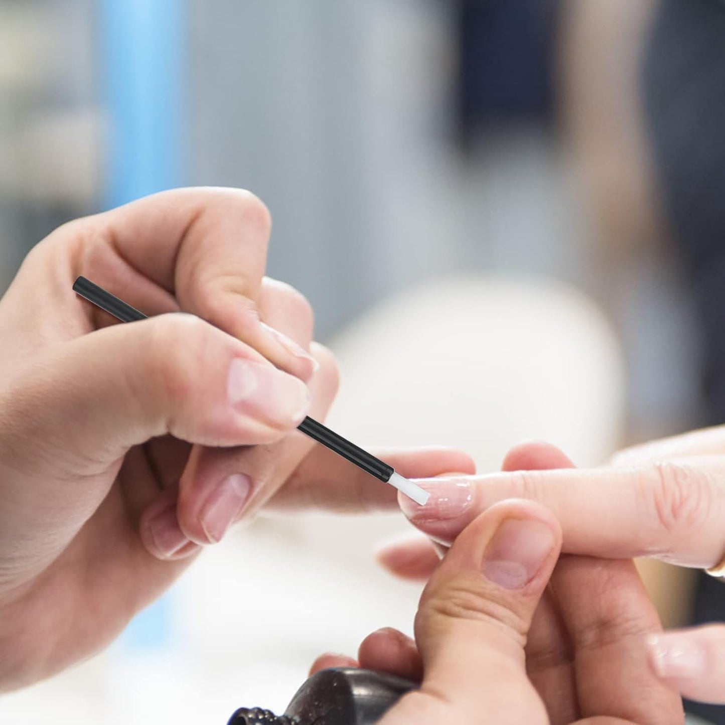 G2PLUS Lip Brushes, 50Pcs Disposable Lip Gloss Wands, Portable and No-Clean Lipstick Applicator, Nail Polish Brushes Makeup Tool for PYO Cookie Paint, Painting, Detail Brush