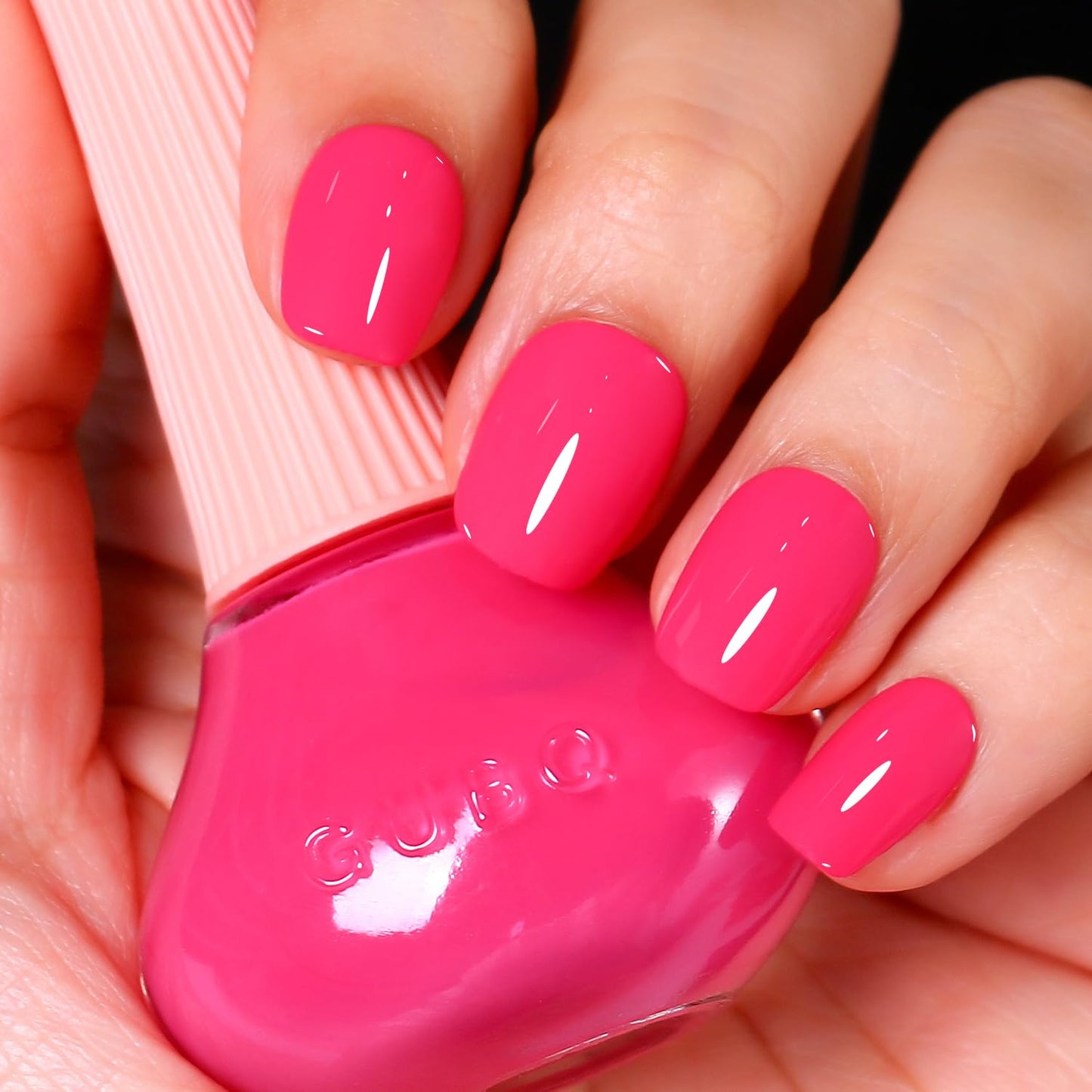 Major Dijit Neon Pink Quick Dry Regular Nail Polish - Nail Art Lacquer, 0.41 Fl Oz