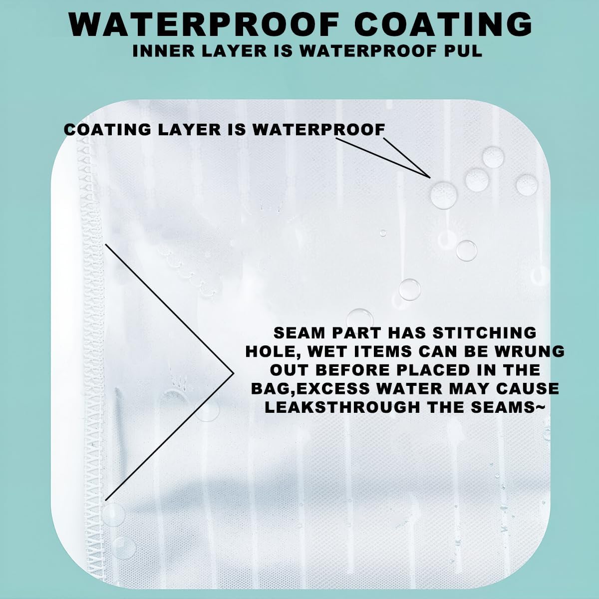 2Pcs Palm Leaves Wet Bag 12x10 Inch, Plants Waterproof Reusable Wet Dry Bag, Tropical Washable Travel Laundry Bags for Swimsuit Beach Diapers Dirty Yoga Gym Clothes, Plants Gifts for Women Friend