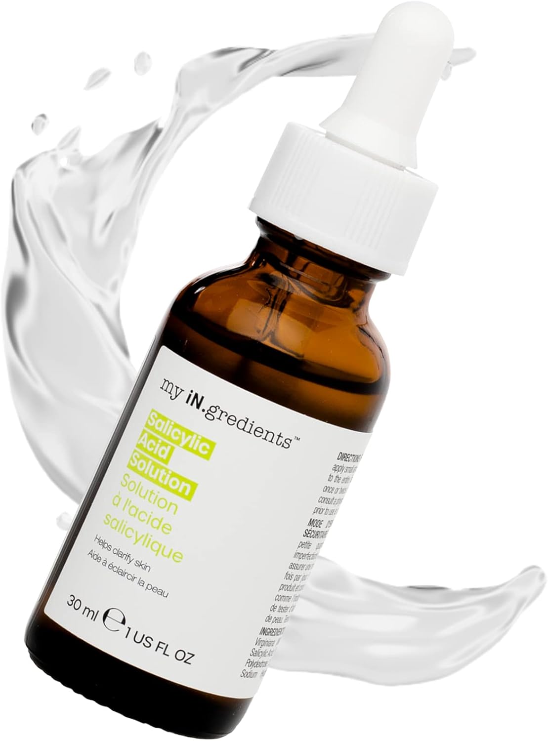 masque BAR My Ingredients Salicylic Acid Solution - Exfoliating Solution For Face - Healing Acne Spot Treatment For Blemish Prone Skin