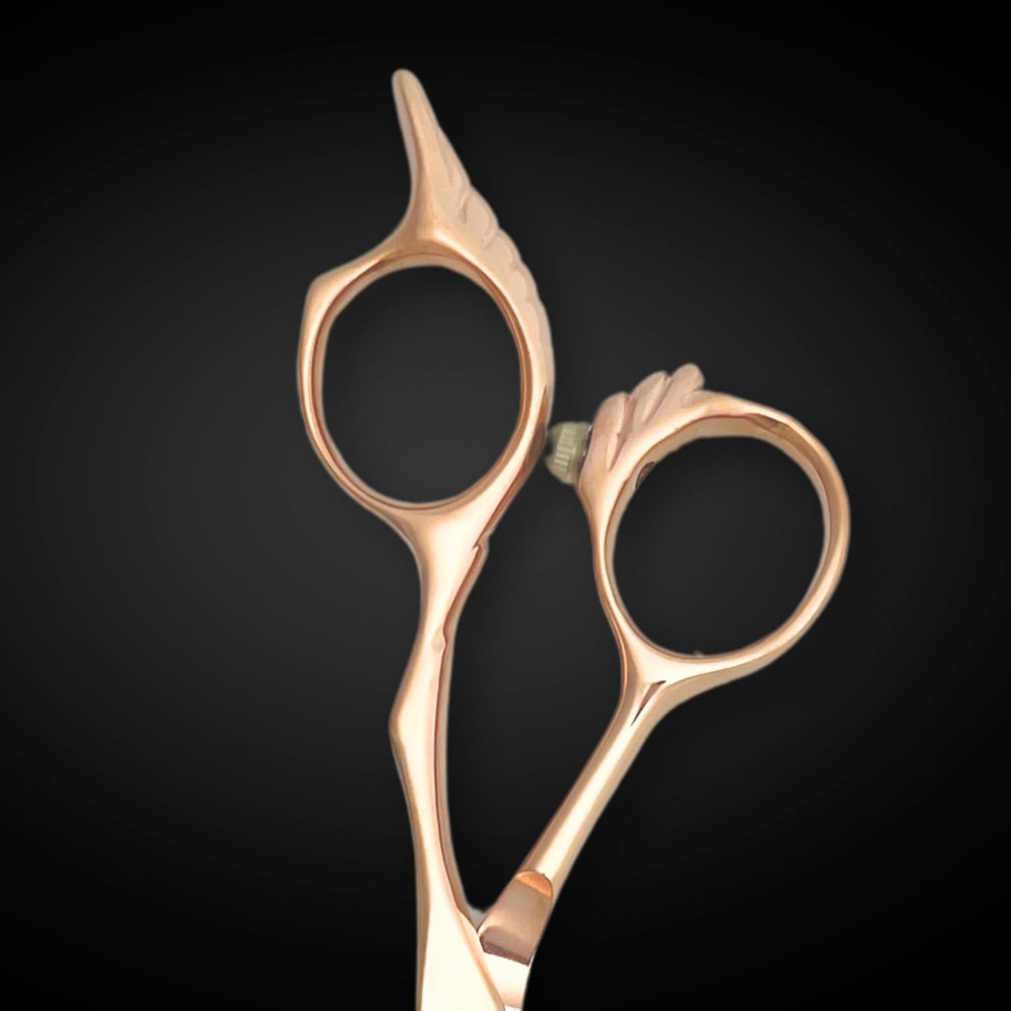 Gold Hair Shears Set for Professional Hair Cutting - Scissors and Thinning Shears - Saki Shears Tsuru
