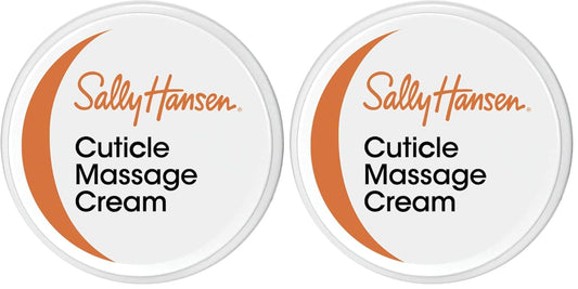 Sally Hansen Cuticle Massage Cream, Cuticle Care, Nourishing, Includes Apricot Oil (Pack of 2)