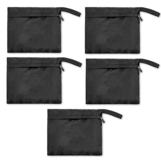 Joyo roy Small Wet Bag Mini Wet Bag Period Bag Black for Private Secret Waterproof Reusable for Girls Women Multi Use for Mama Cloth/Menstrual Pads/Sanity Cups/Breast Pads/Make Up Remover Pads