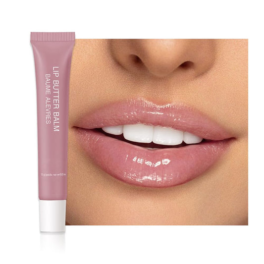 1Pcs Tinted Lip Balm Serum Makeup, Squeeze Hydrating Tint Lips Balms Serum Cosmetic, Women Care Glossy Nourishing Plumping Lip Stain Gloss Lipstick, Suitable for dry lips, Long-Lasting Color 05