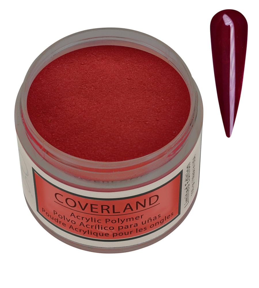 Tones Coverland Acrylic Powder | Show Off | 1.5 Oz | Limited Edition for Nail Design | Sculpting | Masking Bed Imperfections | Professional Supplies