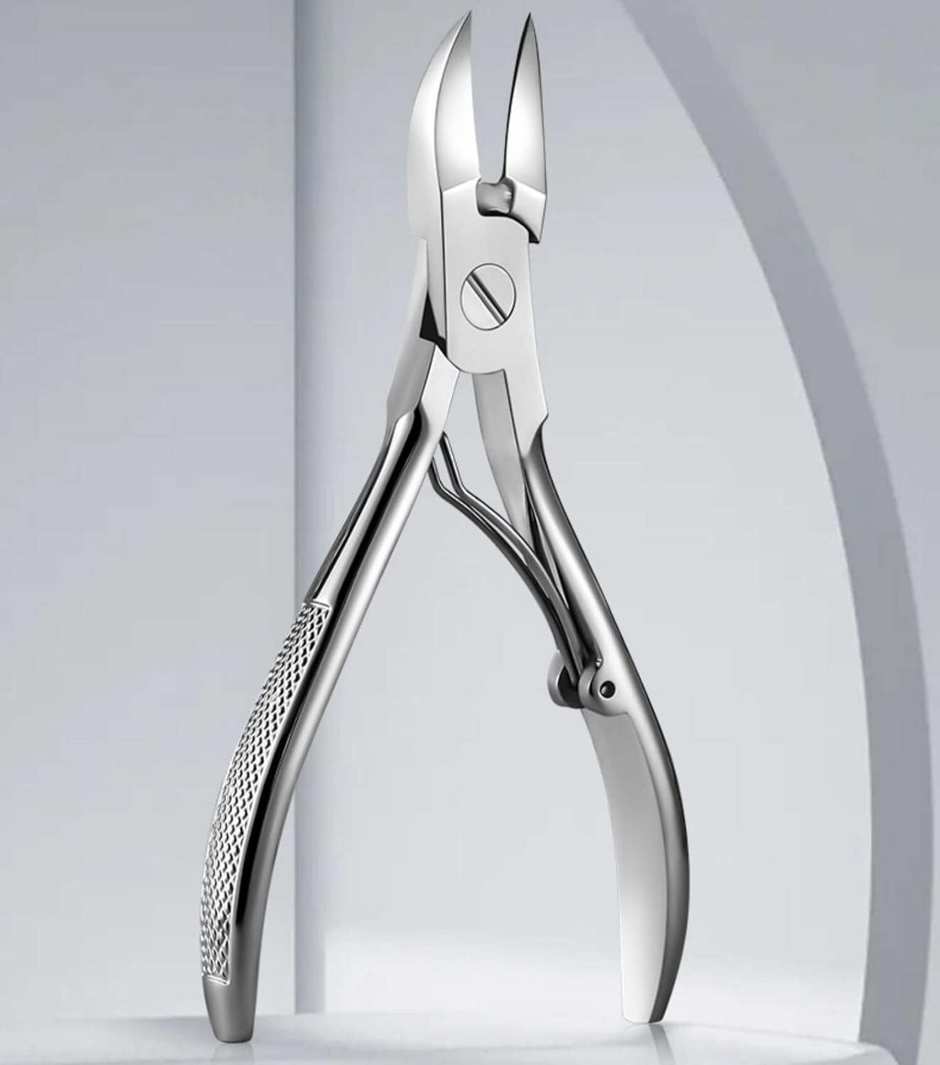 Podiatrist Nail Clippers, Professional Thick & Ingrown Toenail Clippers for Men & Seniors,Pedicure Clippers Toenail Cutters, Super Sharp Curved Blade Grooming Tool