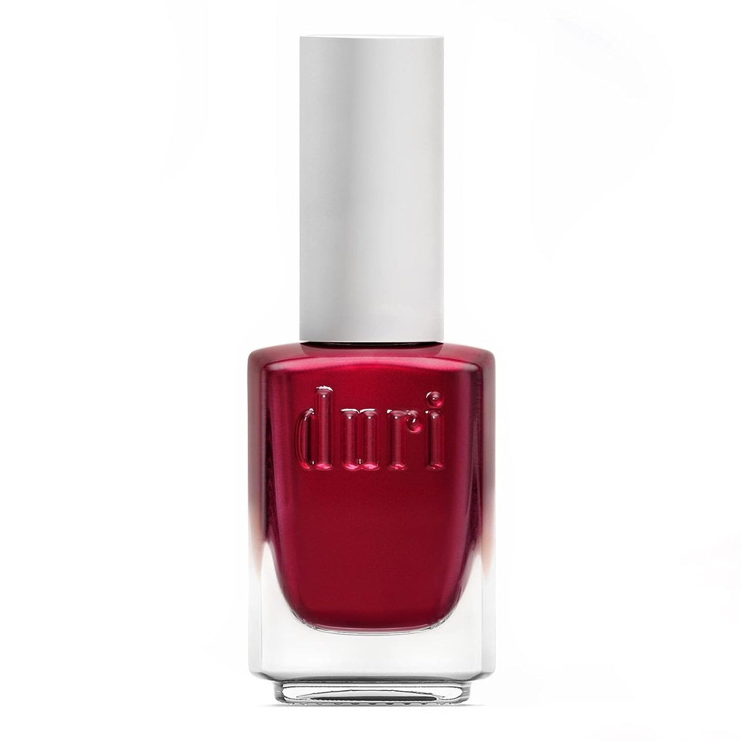 duri Nail Polish, 350 Passion, Deep Red Metallic Shimmer, Full Coverage, Quick Drying, Lasting, 0.45 Fl Oz