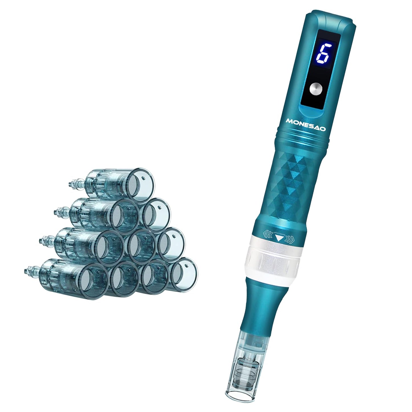 Home Use Microneedling Microneedle Skin Care Beauty Kit Tool for Face Hair Beard