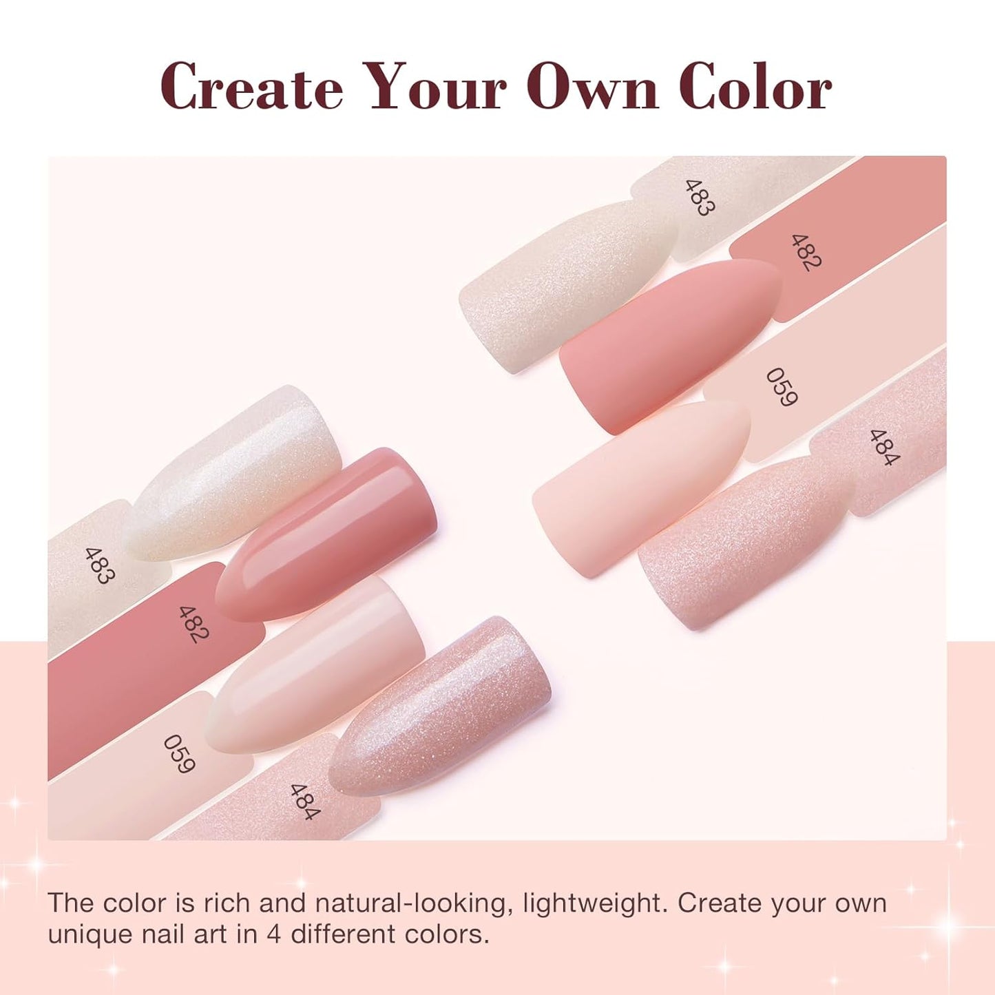 AZUREBEAUTY Dip Powder Nail Kit, 4 Colors Dipping Powder Nude Skin Glitter System Liquid Set Recycling Tray, French Nail Art Base & Top Coat Activator DIY Salon.