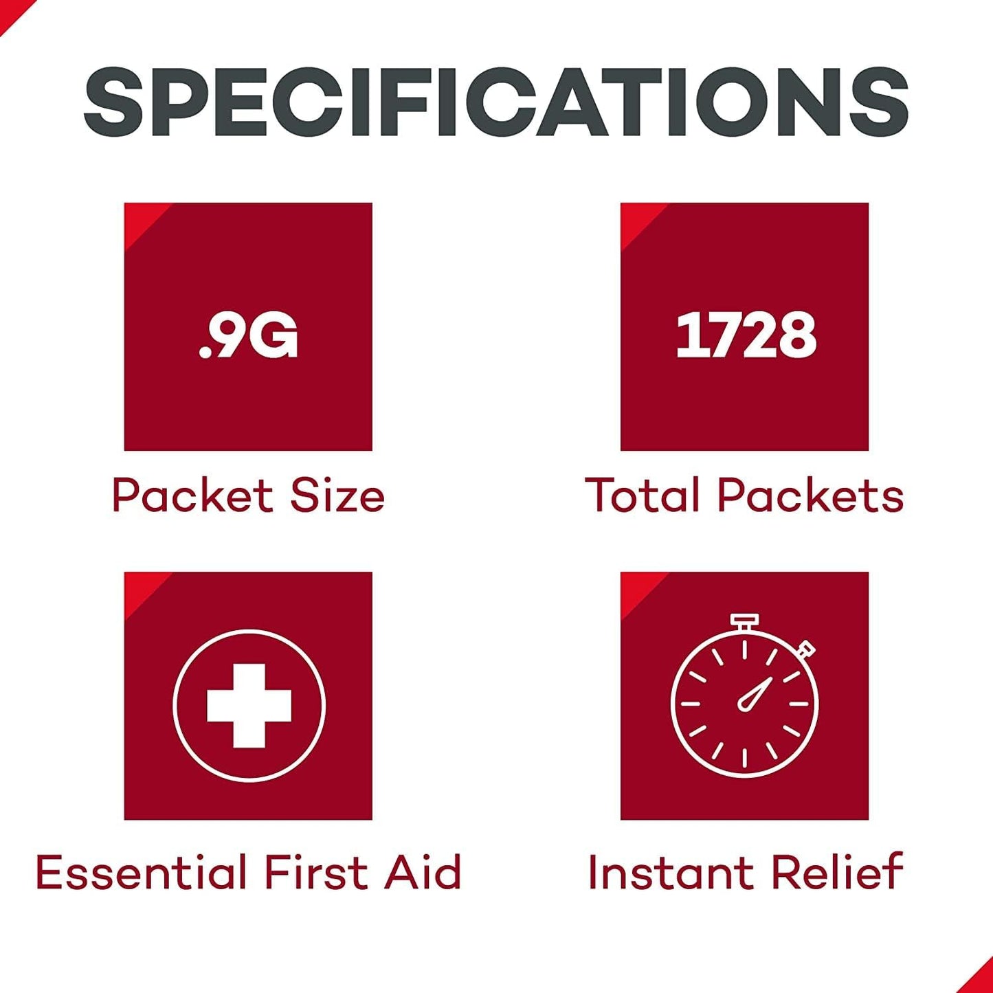 Dealmed Bacitracin Ointment – Made in The USA, First Aid Antibiotic Pain Relieving Ointment for Minor Cuts, Scrapes, and Burns, 144 Packets/Box (.5g) - Case of 12