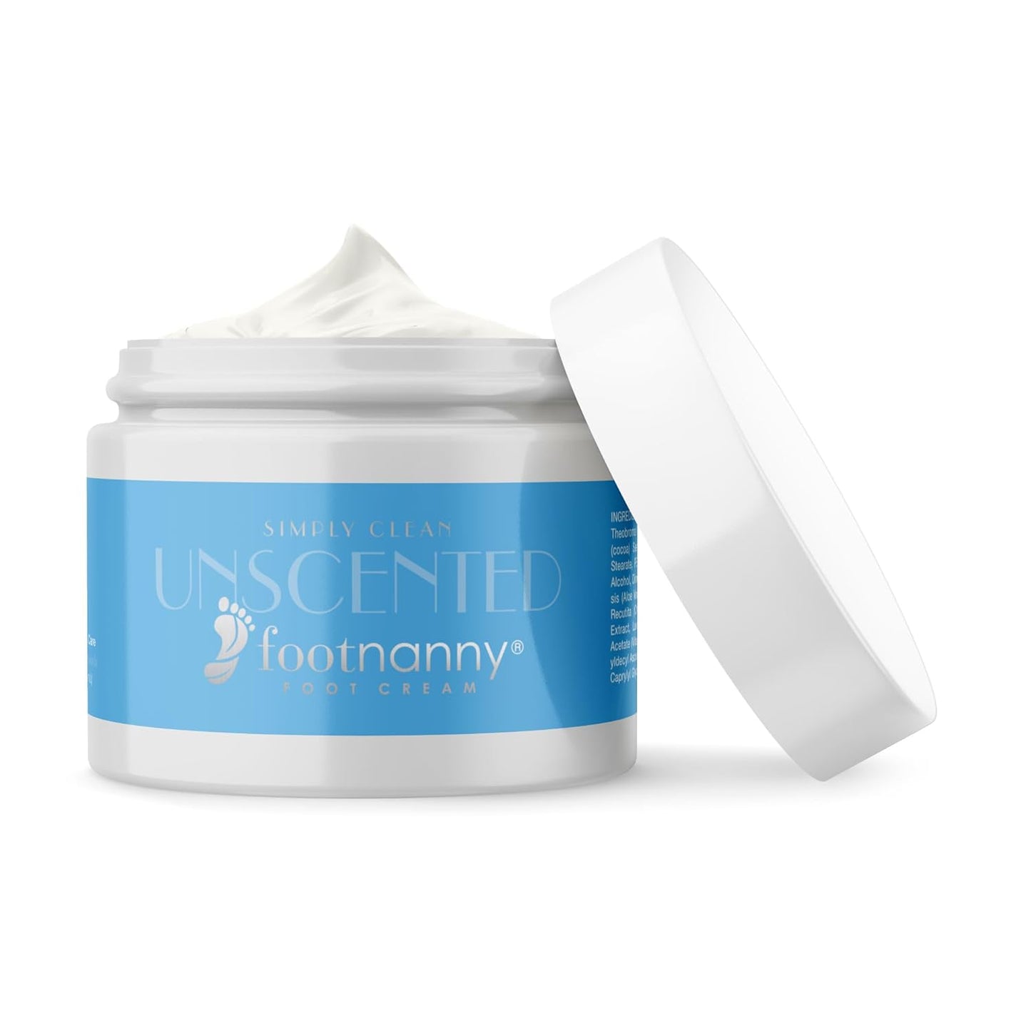 Footnanny - Unscented Foot Cream - Soothes Cracked Heels and Dead Skin with an Old Fashion, Invigorating Formula