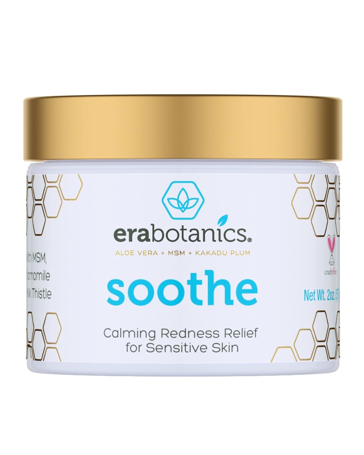 Era Organics Redness Relief Cream & Face Wash – Soothing Anti-Redness Moisturizer + Manuka Honey Face Wash for Sensitive Skin – Calming Face Care Bundle for Redness, Dryness & Irritation