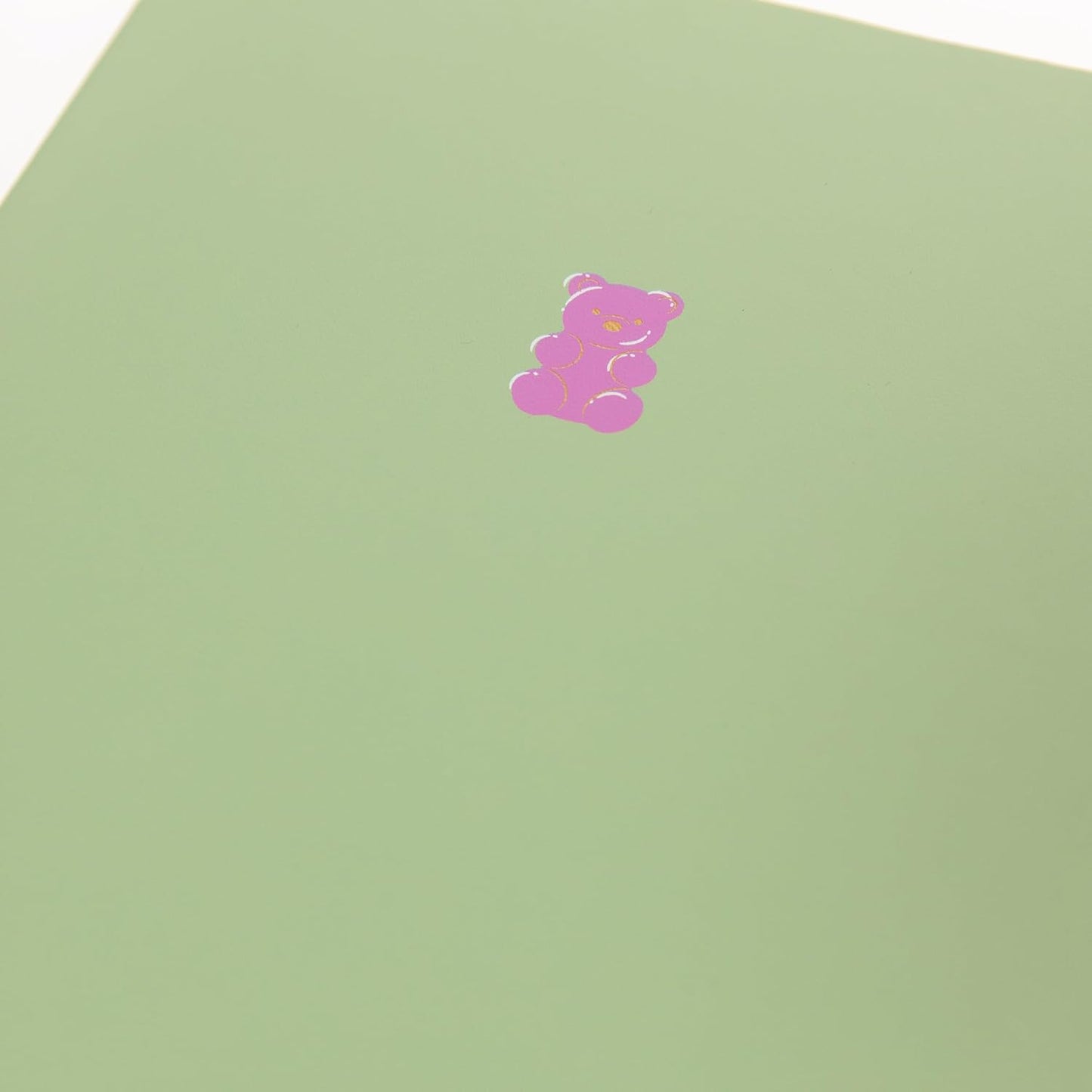 Graphique Gummy Bear Vegan Leather Journal, Diary Notebook for Writing, 192 Lined Pages, La Petite Press Collection, 6” x 8”