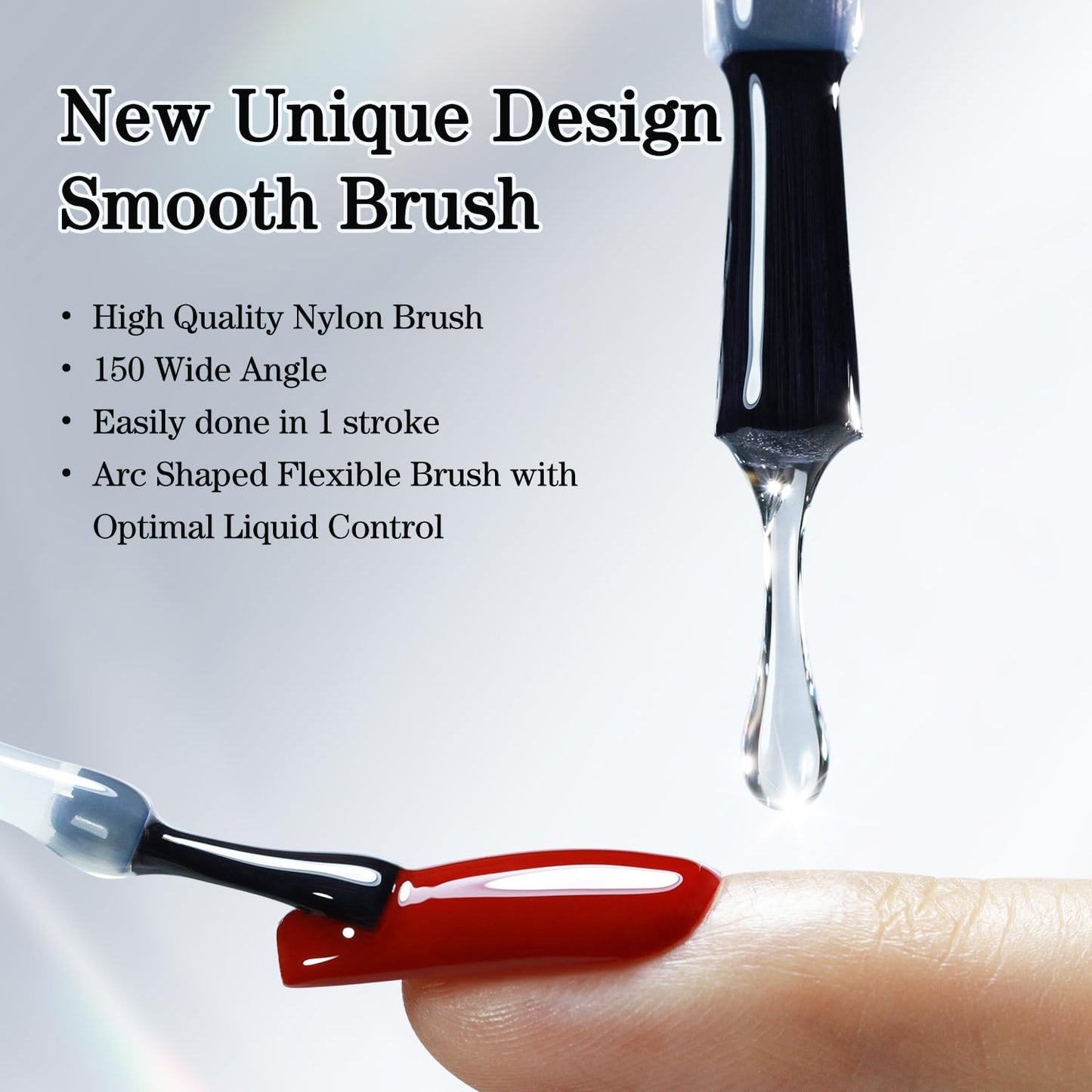 Double Rhythm 2 Pcs 15ML No Wipe Gel Top Coat and Base Coat Set Clear Glossy Gel Polish Kit Soak Off LED (Top Coat and Matte Coat)