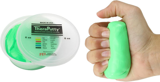 CanDo TheraPutty Standard Hand Exercise Putty For Rehabilitation, Exercises, Hand Therapy, Occupational Therapy, Hand Strengthening, Improve Motor Skills, Stress Relief