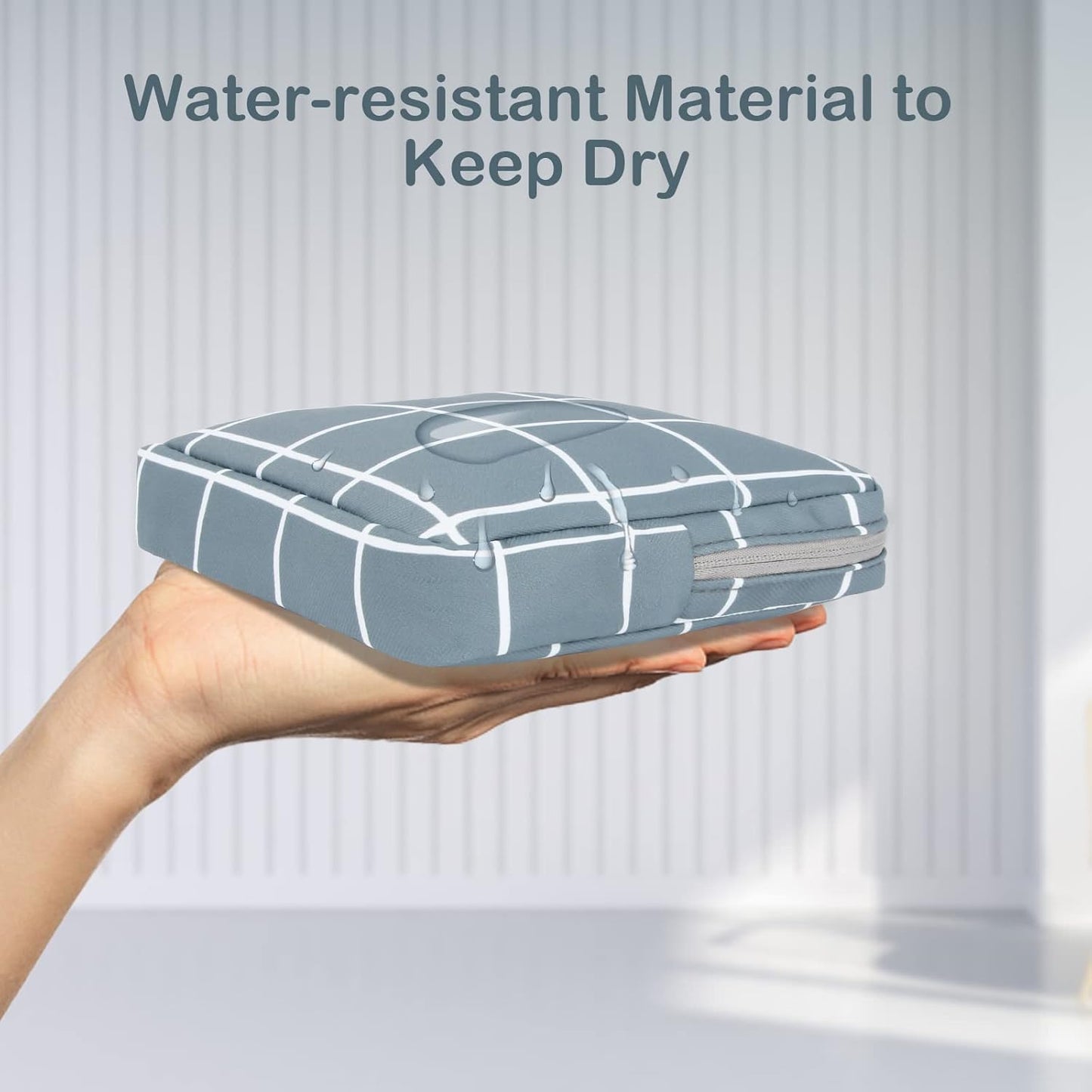 Desing Wish Period Bag, Sanitary Napkin Storage Bag for Feminine Pads Panty Liners Tampons and Reusable Pads, Sanitary Pads Pouches First Period Kit for Teen Girls Women Ladies 2 Pack (Dots/Grids)