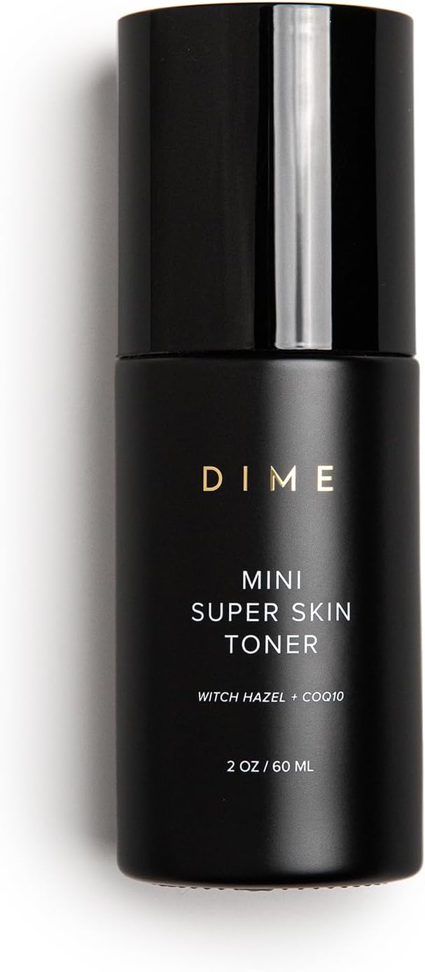 DIME Beauty Mini Super Skin Toner, Alcohol-Free Witch Hazel Toner, Travel-Size Toner with Cucumber Extract, 2 oz / 60 ml