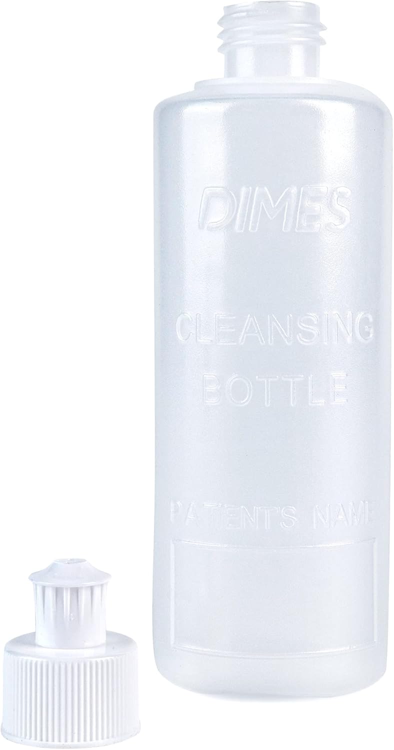 Dimes Peri Bottle for Postpartum Care [5-Pack] – 8 oz Perineal Squirt Bottle – Postpartum Essentials for New Moms – Easy to use Portable Bidet for women