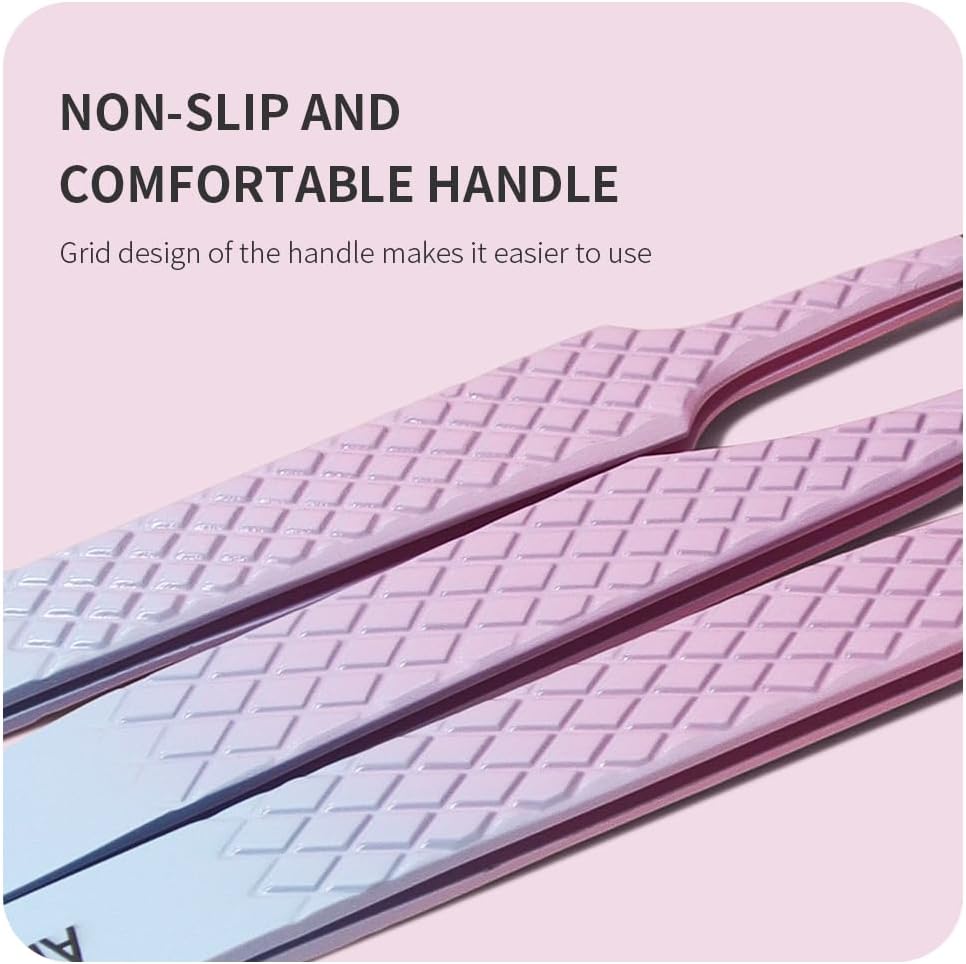 Eyelash Extension Tweezers,Fiber Tip Grip Boot Volume Lash Tweezers,Professional Pointed Lash Extension Tweezers for Easy Lash Application and Removal-F04