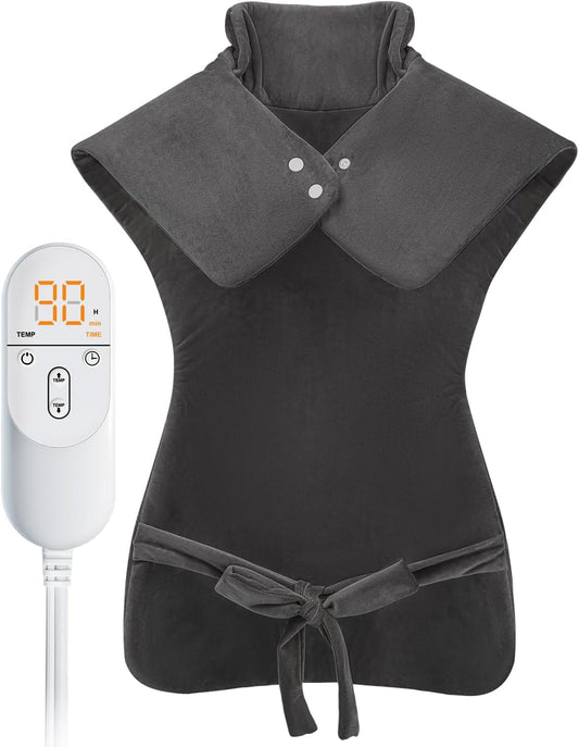 Heating Pad for Neck Shoulders Back Pain Relief, Anniversary Birthday Christmas Gifts for Women Men Mom Dad, FSA Eligible Item, Large Electric Heat Pad for Full Body, Stocking Stuffers for Adults