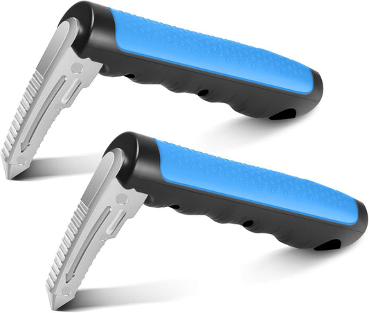 Car Door Handle for Elderly - 2025 New 3-in-1 Car Handle Assist, 2 Pack Auto Cane Portable Vehicle Support Handle Door Assist Bar, Max Load 500 Lbs, Anti-Slip Design (Blue-2-Pack Car Handle)