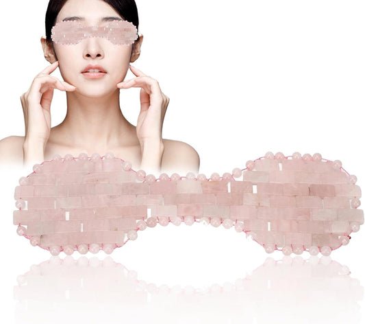 HURRISE Jadestone Eye Pad,Jade Eye Mask,Stone Patch Massage Sleep Eye Pad Jadestone Eye Patch Relaxation, Jadestone Eye Patch Fitting Comfort Eye Covers for Men Women