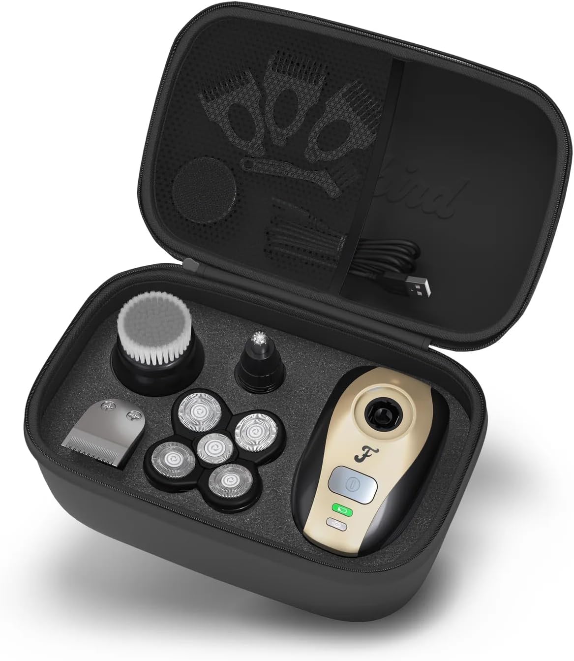 FlexSeries Travel Case - Robust and Water-Resistant, Enhanced Durability, Customizable Foam Inserts, Spacious and Portable, Compatible with FlexSeries Shaver for Men and Women