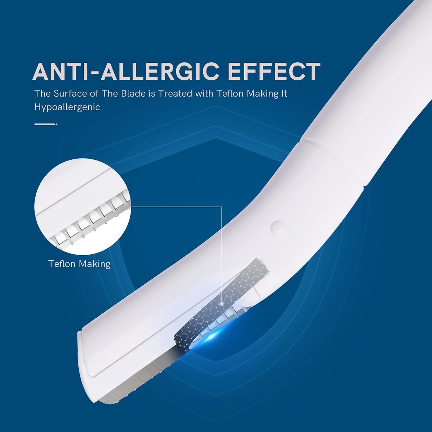 Eyebrow Razors w/Dermaplane Razors Set - Japanese Blades Razors - Small Face Razors for Peach Fuzz and Fine Hair, Multipurpose Exfoliating Dermaplaning Tools for Women and Men