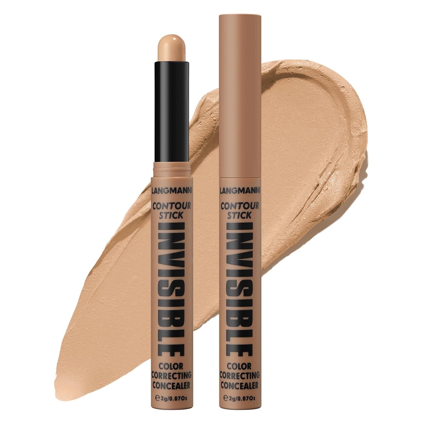 Contour Stick Corrects Skin Tone Bronzer Waterproof Sweat Resistant Concealer Creamy Concealer Deep