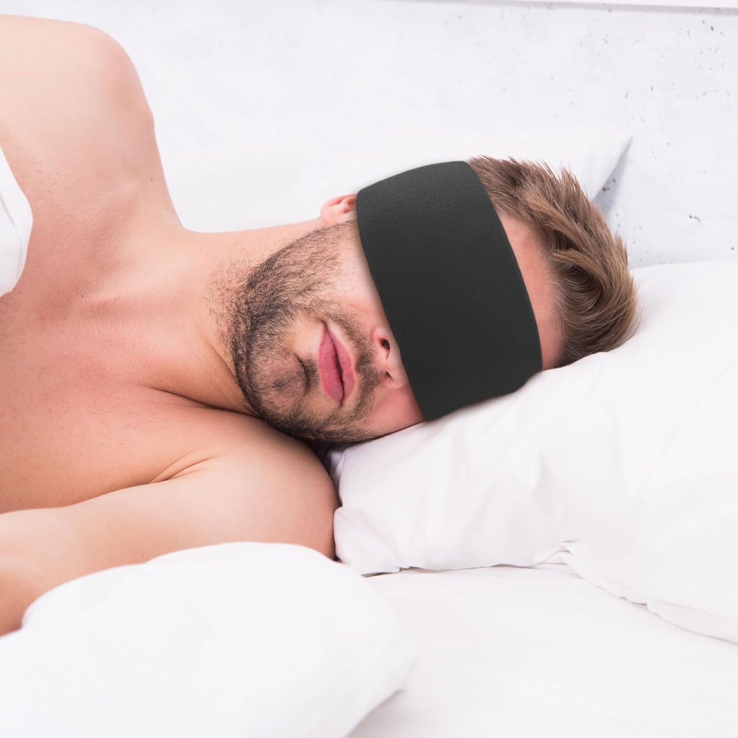 Crimmy Migraine Headache Relief Cap, Cooling Gel Headband Neck Wrap Hat Mask, Soothing Ice Pack Head Face Cold Compress for Tension Stress & Hangover