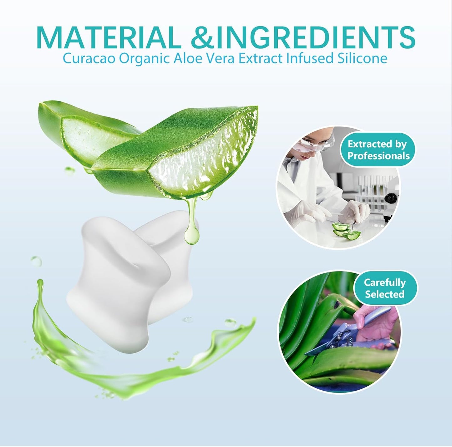 Upgraded Gel Toe Separators - 12 Pack Aloe Vera Extract Infused Silicone Toe Spacers for Straightening Overlapping Toes, Bunions, Calluses – Bunion Corrector for Men and Women(6M+6S)