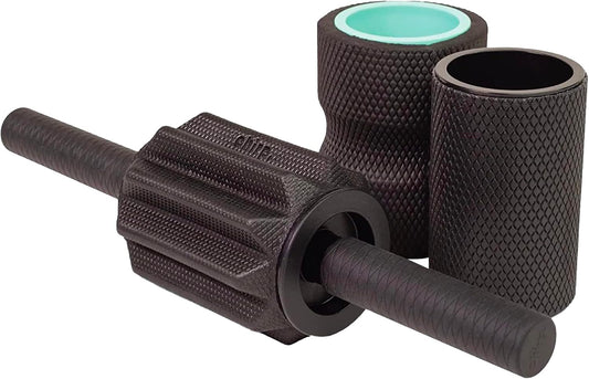 Chirp 3-in-1 Muscle Roller - Customizable Recovery Massager for Targeted Deep Tissue Massage, Pressure Point Relief for Back and Legs, Durable Foam Roller Supports up to 500 lbs, 4 x 4 x 24 inches