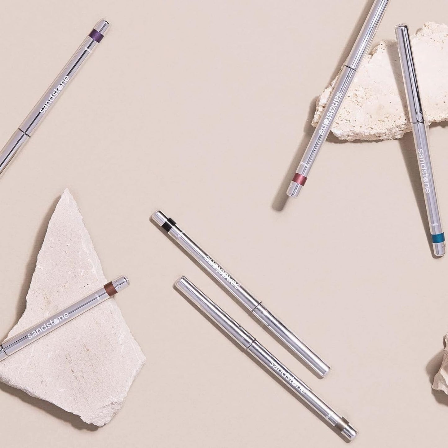 Hypoallergenic Waterproof Eyeliner - Fragrance Free Metallic Eye liner - Vegan and Cruelty Free Eye Pencil - Eyeliner Pencil for Sensitive Eyes (Purple Space)