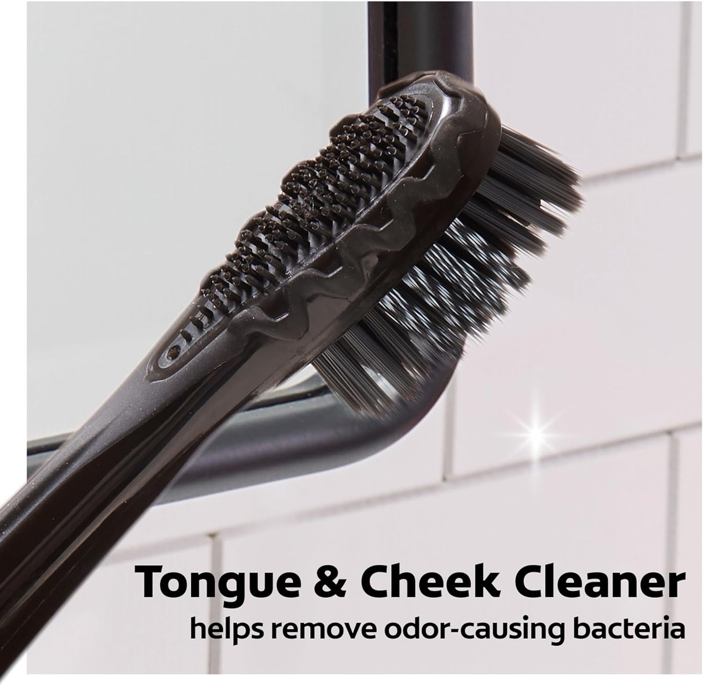 Colgate 360 Power Charcoal Replacement Toothbrush Heads, Works with Any 360 Battery Toothbrush, Features Soft Bristles and a Rubber Polisher on Each Replacement Head, 2 Pack