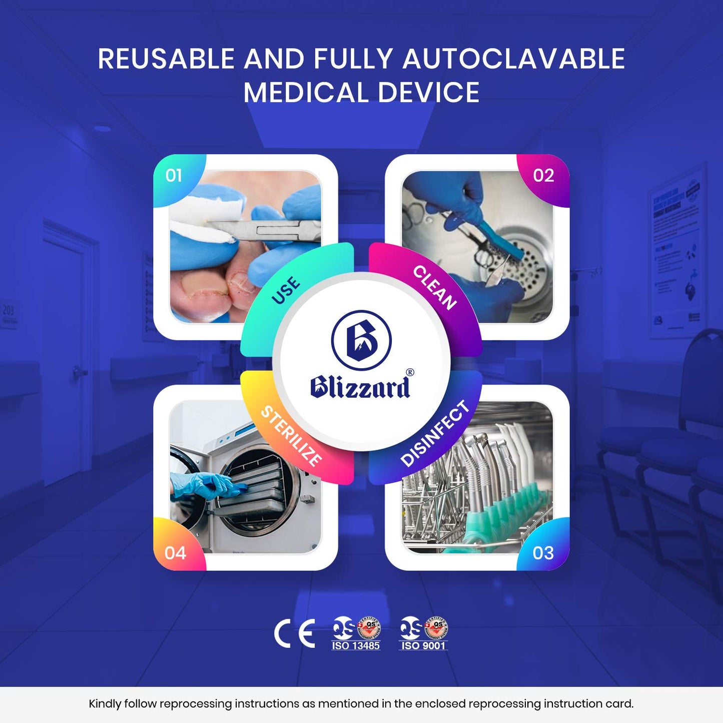 Nail Clippers by Blizzard, 3-Piece German Forged Podiatry Tool Kit, Concave, Arrow and Flame Nippers for Thick and Ingrown Toe Nails