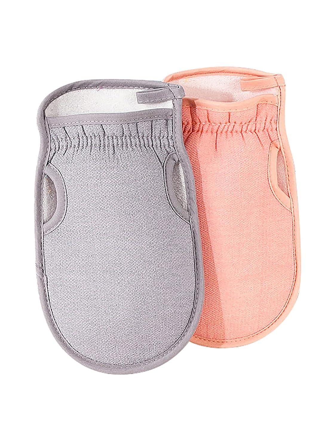 Exfoliating Glove (Original) Machine Washable Newly Upgraded With Thumb Holes Korean Body Scrubber 100% Vegan Viscose Exfoliating Mitt for Dead Skin Removal, Keratosis Pilaris & Self-Tan Prep