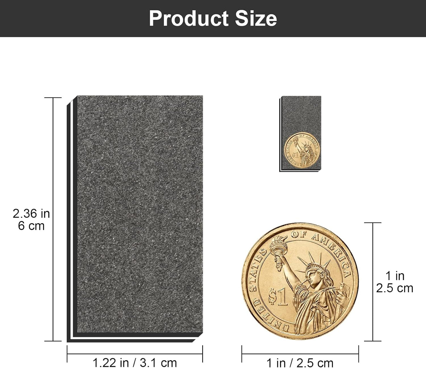 Buffer Block Nail File, 100/180 Grit Sponge Nail Buffers for Acrylic Nails, Nails Buffer, Mini Buffing Block Double Sided for Manicure Tools 60 Count - Black