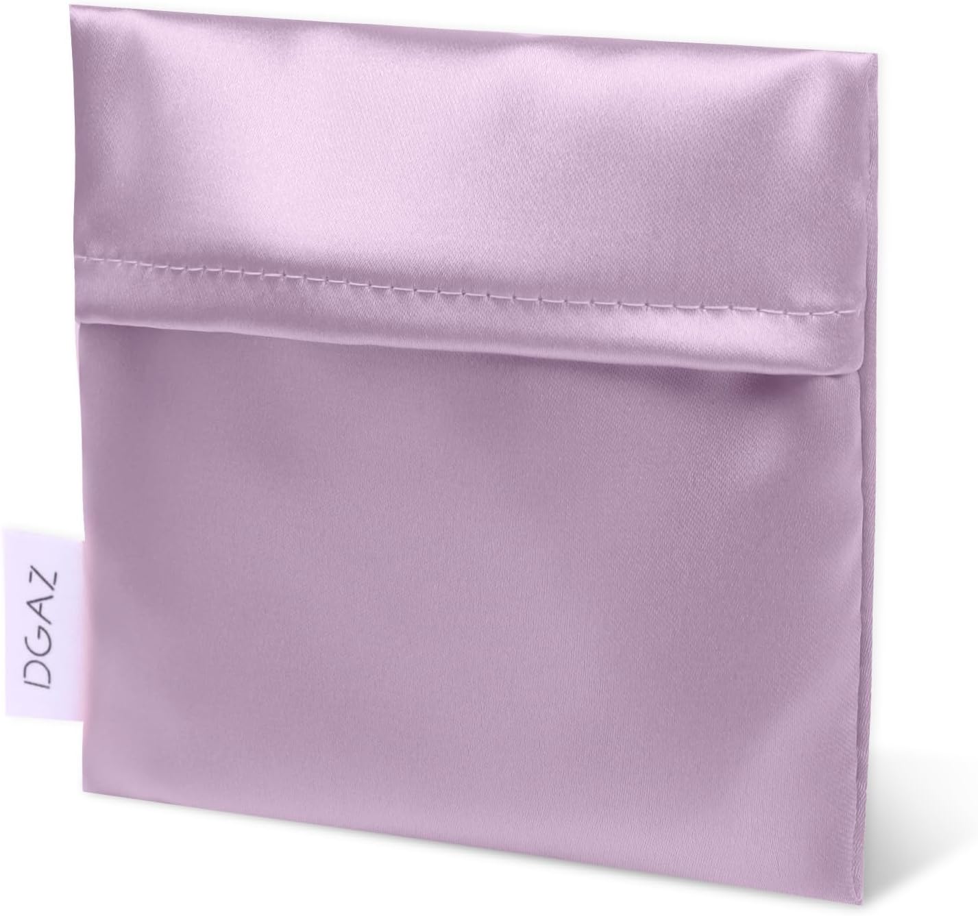 DGAZ Silk Sanitary Napkin Storage Bag, Period Bag for Teen Aged Girls, Portable Period Bag for Panty Liners/Menstrual Cup/Small Tampons，Mini Makeup Bag for Purse(Lavender)