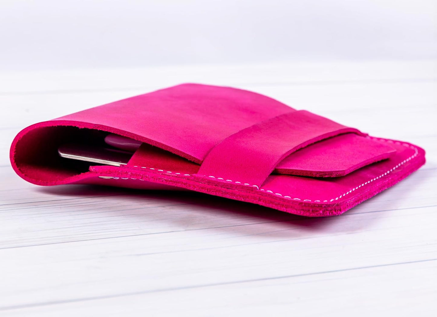 Leather Manicure Set Case Grooming Kit Organizer (Dark Brown)