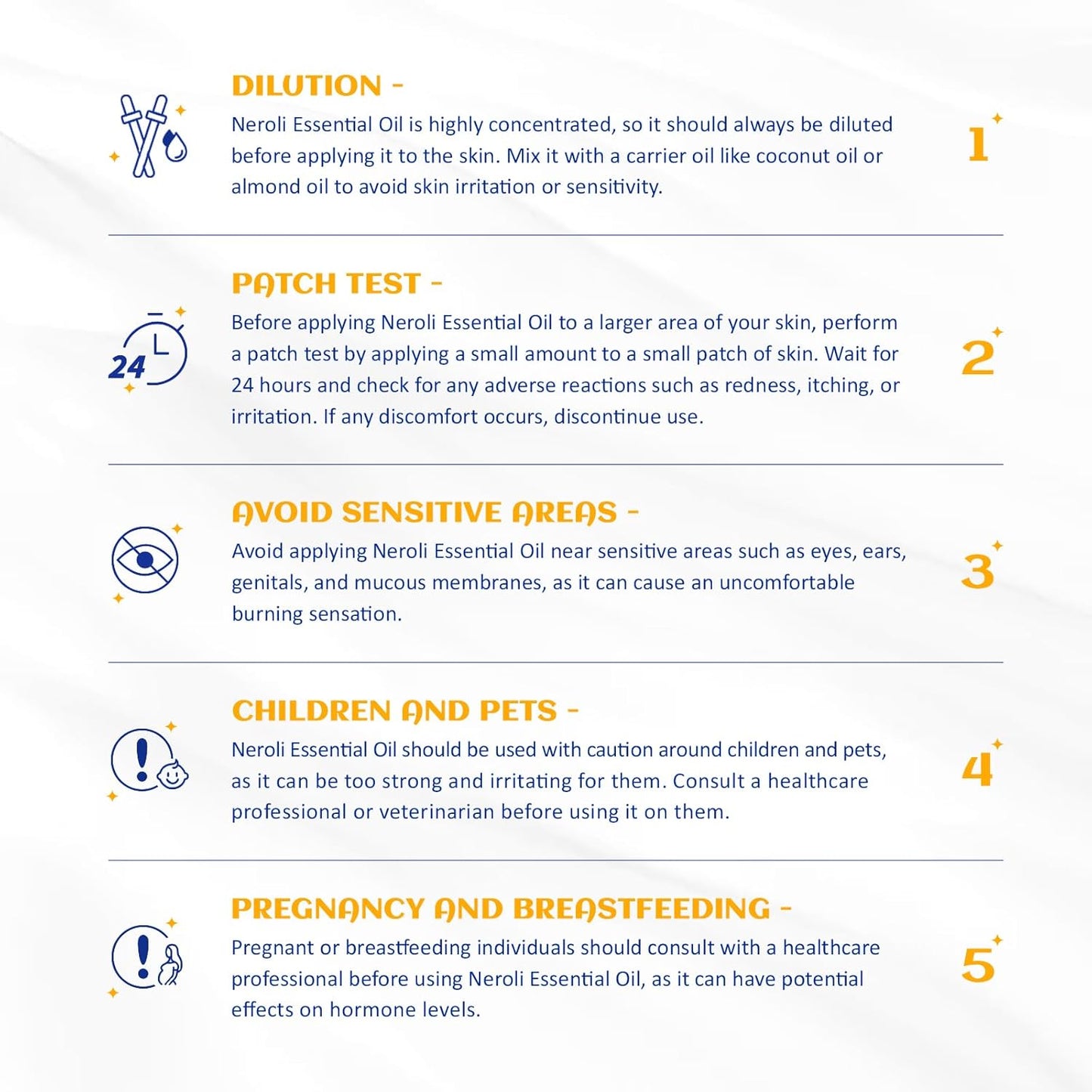 HIQILI Neroli Essential Oil 3.38 Fl Oz, Pure Natural Neroli Oil for Skin, Diffuser, Includes 10ML Travel Bottle - 100ML