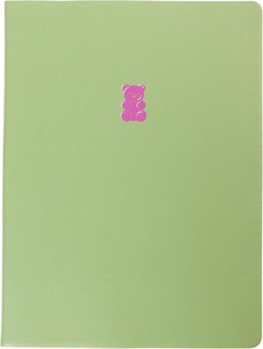 Graphique Gummy Bear Vegan Leather Journal, Diary Notebook for Writing, 192 Lined Pages, La Petite Press Collection, 6” x 8”